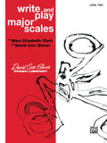 Write and Play Major Scales, Level 2 Cover Image