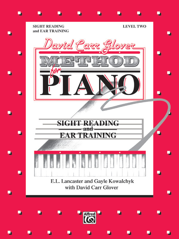David Carr Glover Method for Piano: Sight Reading and Ear Training, Level 2 Cover Image