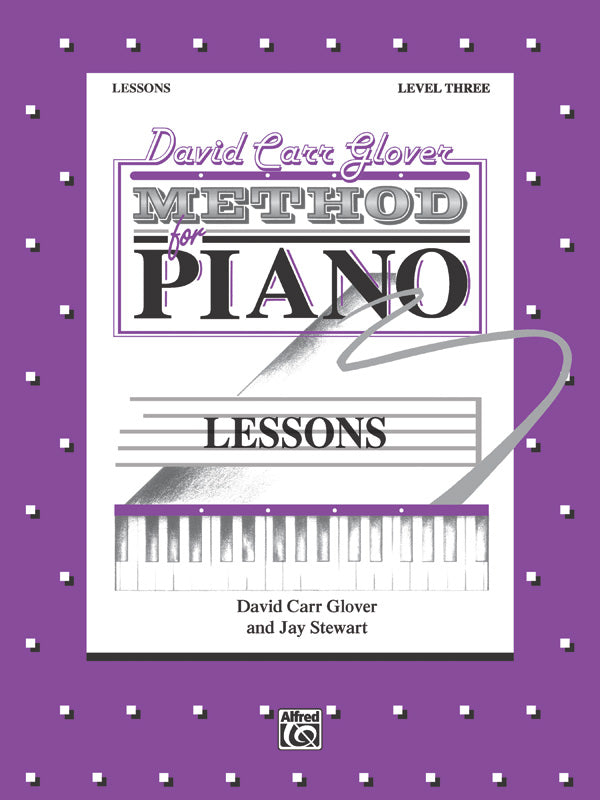 David Carr Glover Method for Piano: Lessons, Level 3 Cover Image