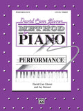 David Carr Glover Method for Piano: Performance, Level 3 Cover Image