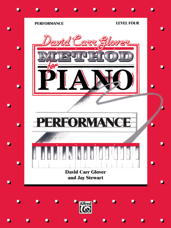 David Carr Glover Method for Piano: Performance, Level 4 Cover Image