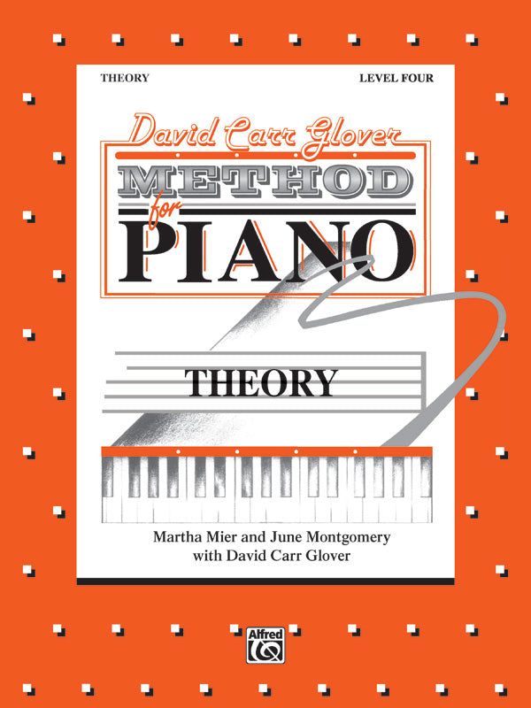 David Carr Glover Method for Piano: Theory, Level 4 Cover Image