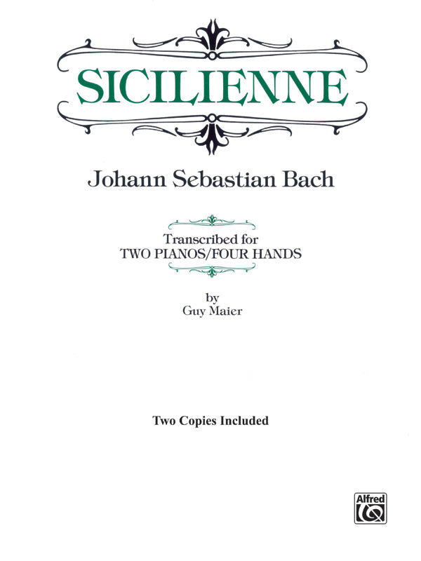 Sicilienne - Piano Duo (2 Pianos, 4 Hands) Sheet Music Preview