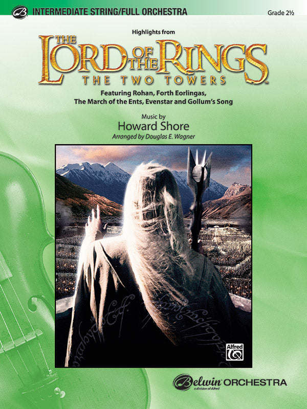 The Lord of the Rings: The Two Towers, Highlights from: Timpani Sheet Music Preview