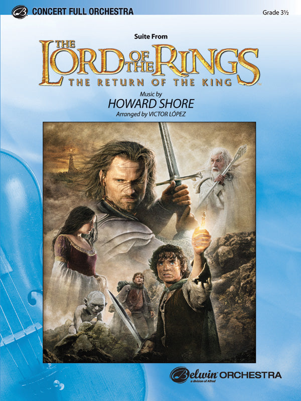 The Lord of the Rings: The Return of the King, Suite from: String Bass Sheet Music Preview