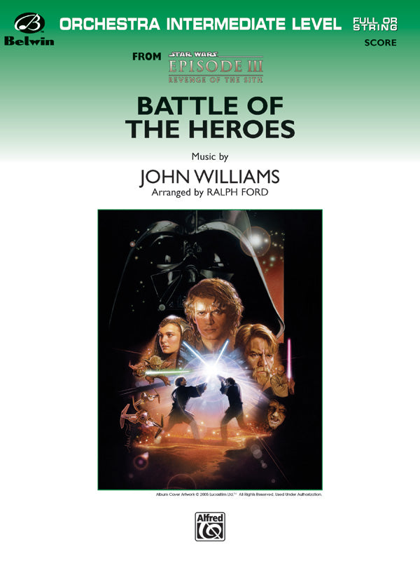 Battle of the Heroes (from <I>Star Wars®:</I> Episode III <I>Revenge of the Sith</I>) Cover Image