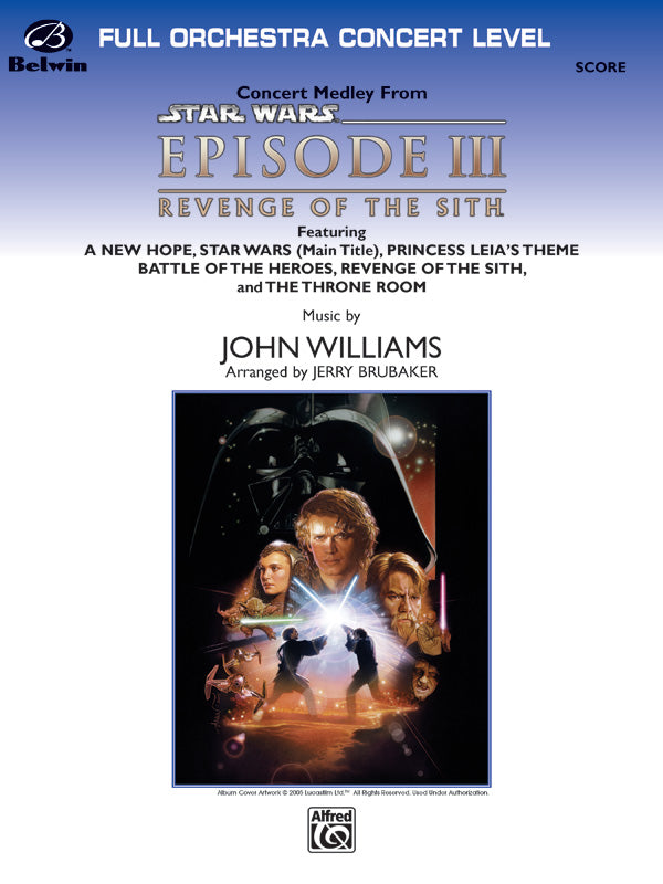 <I>Star Wars®:</I> Episode III <I>Revenge of the Sith,</I> Concert Suite from Cover Image