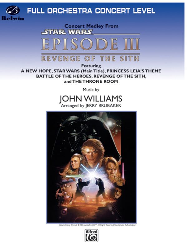 <I>Star Wars®:</I> Episode III <I>Revenge of the Sith,</I> Concert Medley from Cover Image