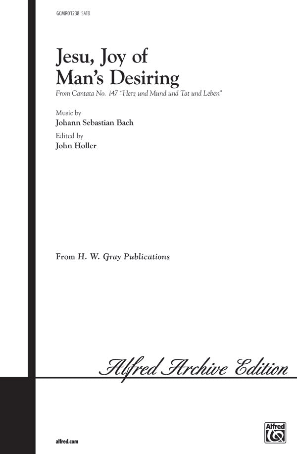 Jesu, Joy of Man's Desiring Cover Image