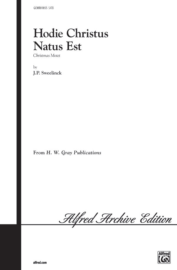Hodie Christus Natus Est Cover Image
