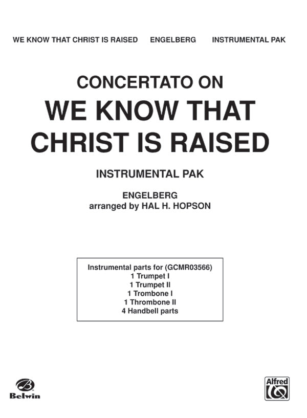 Concertato on "We Know That Christ Is Raised" Cover Image