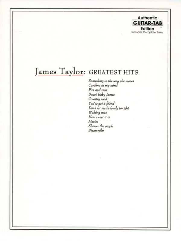 James Taylor: Greatest Hits Cover Image