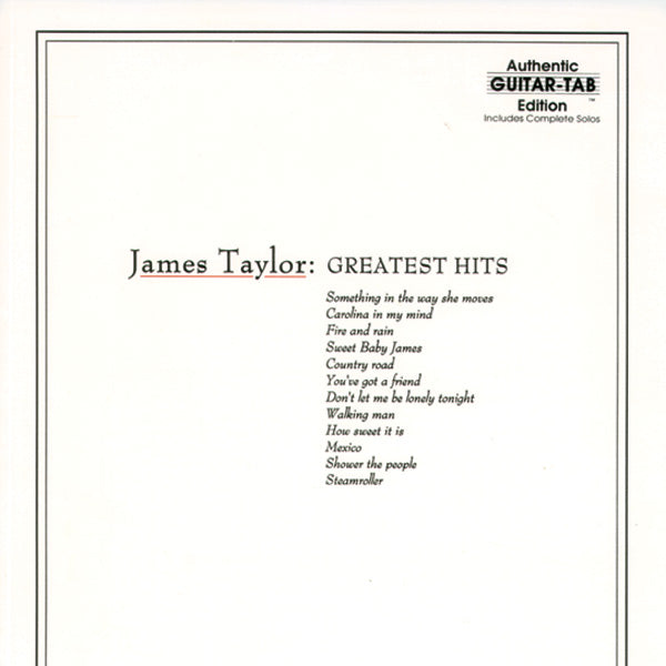 James Taylor: Greatest Hits Cover Image
