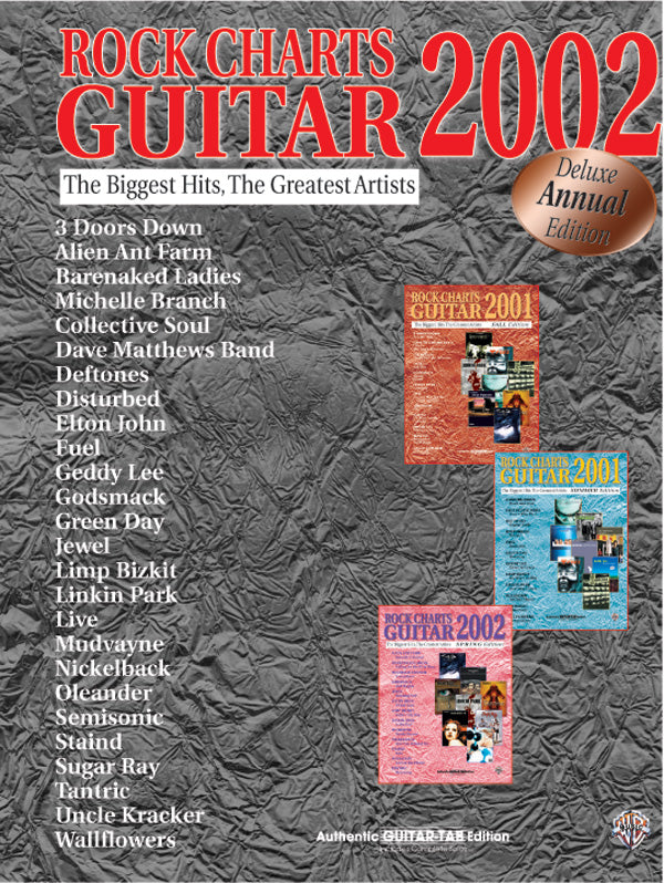 Rock Charts Guitar 2002: Deluxe Annual Edition Cover Image
