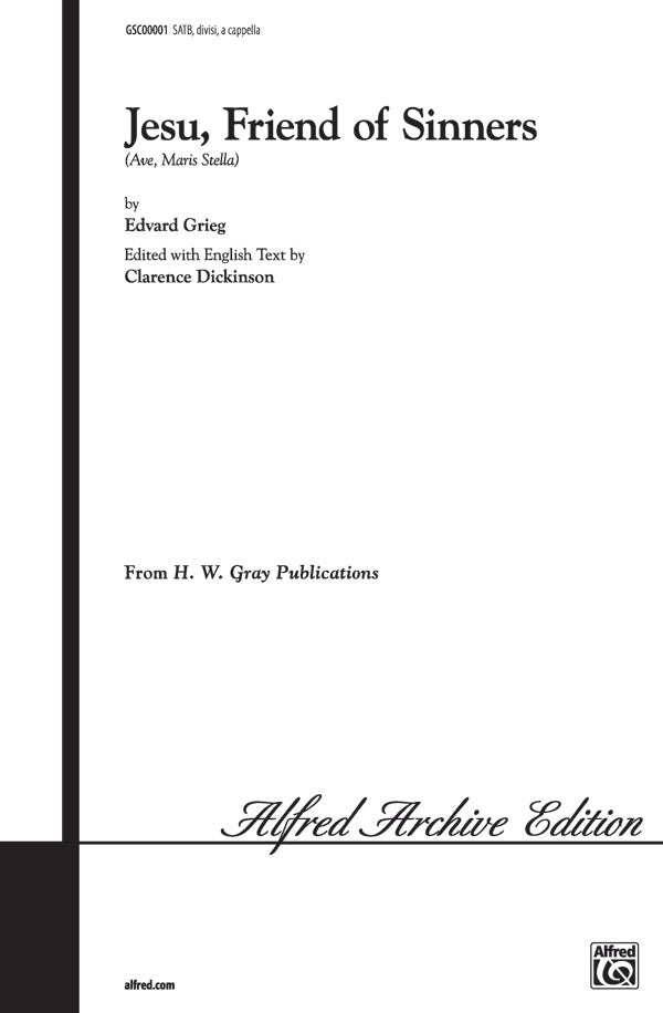 Jesu, Friend of Sinners (Ave, Maris Stella) Cover Image
