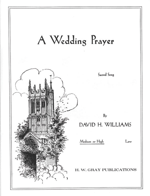 A Wedding Prayer Cover Image