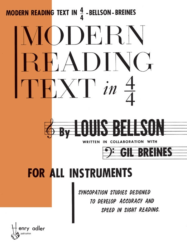 Modern Reading Text in 4/4 Cover Image