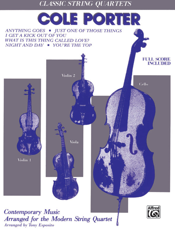 Cole Porter (Classic String Quartets): Viola Sheet Music Preview