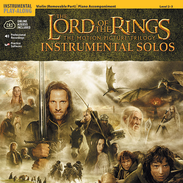 The Lord of the Rings Instrumental Solos for Strings Cover Image