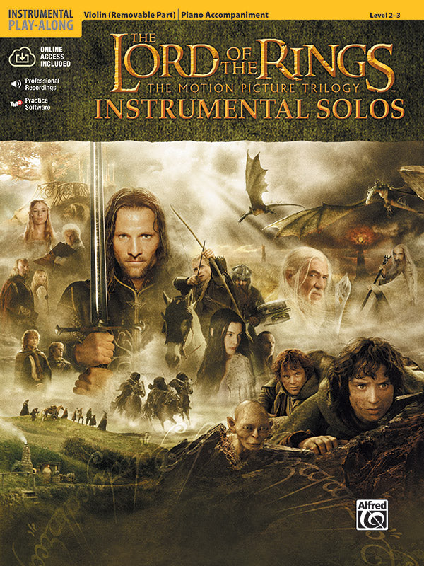 The Lord of the Rings Instrumental Solos for Strings Cover Image