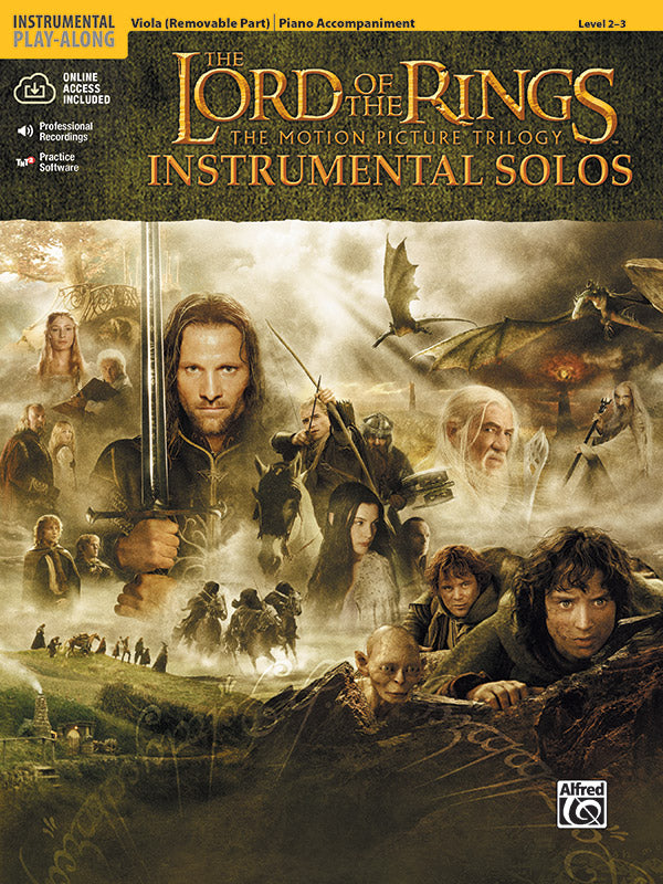 The Lord of the Rings Instrumental Solos for Strings Cover Image