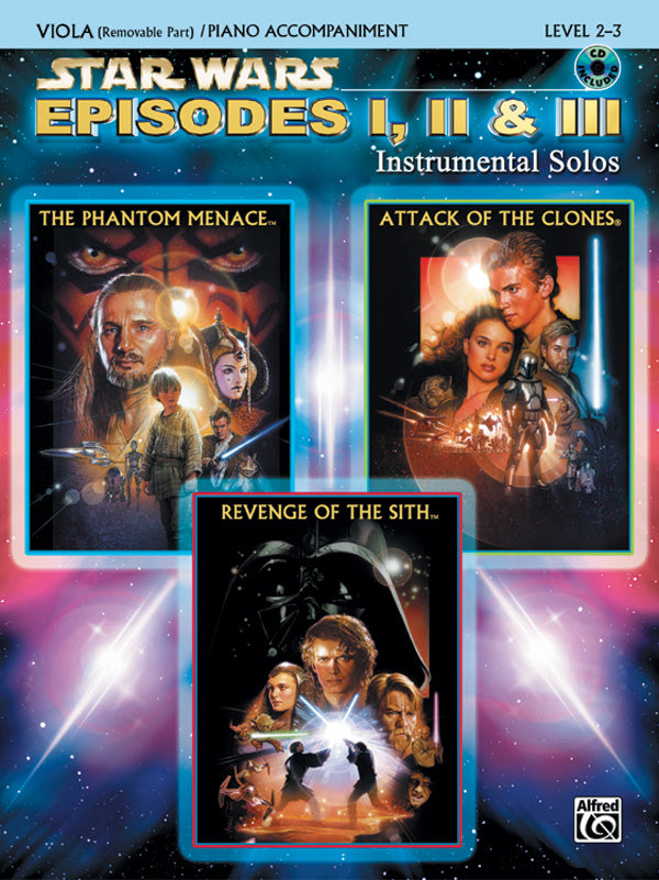 Star Wars®: Episodes I, II & III Instrumental Solos for Strings Cover Image