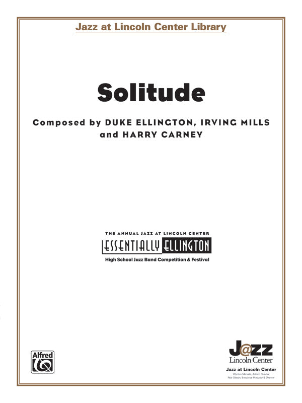 Solitude: Drums Sheet Music Preview