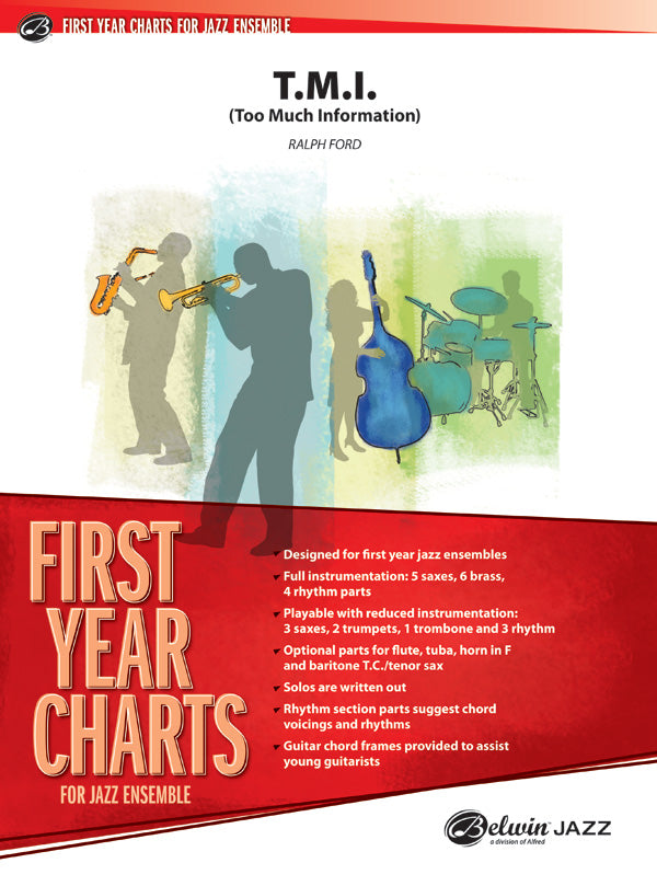 T.M.I. (Too Much Information): 2nd E-flat Alto Saxophone Sheet Music Preview