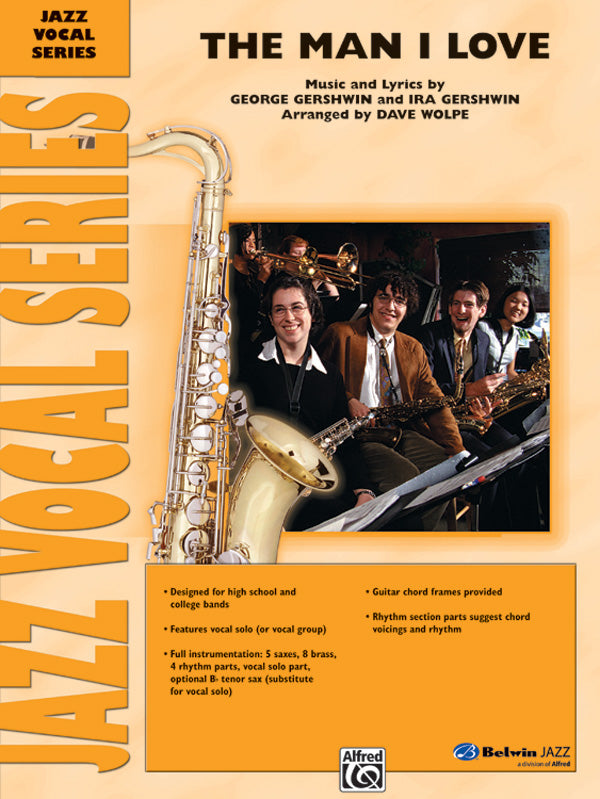The Man I Love: Vocal Solo with Jazz Ensemble Conductor Score