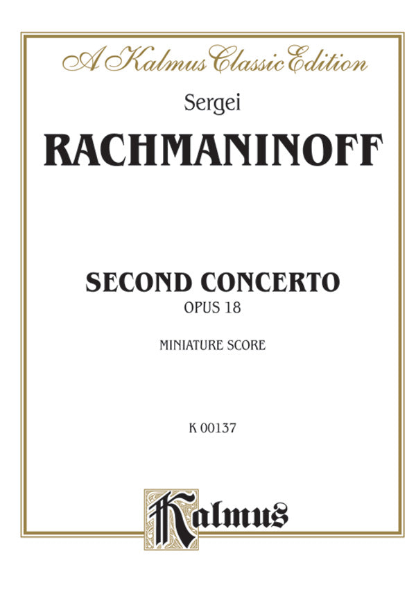 Piano Concerto No. 2, Opus 18 Cover Image