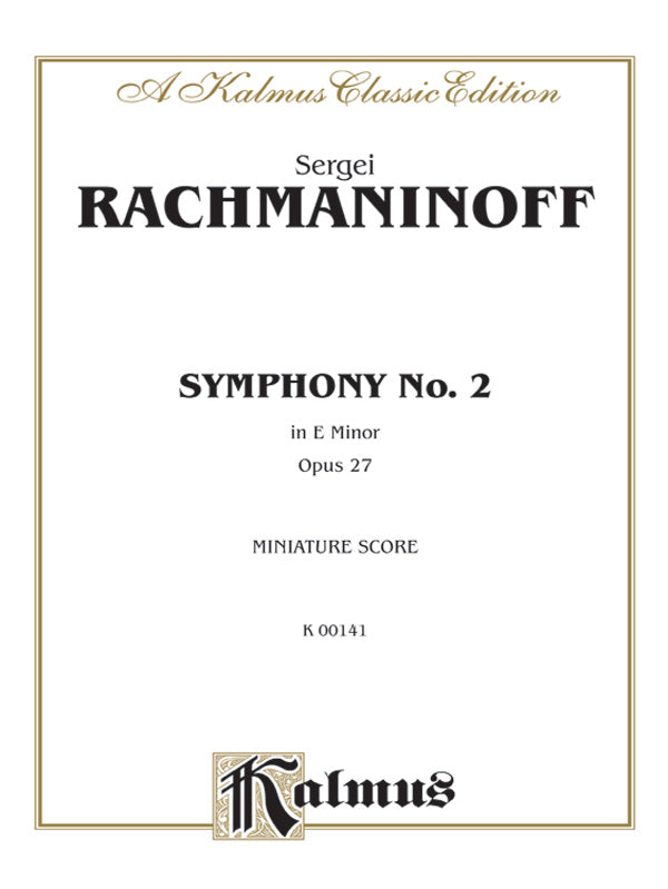 Symphony No. 2 in E Minor, Opus 27 Cover Image
