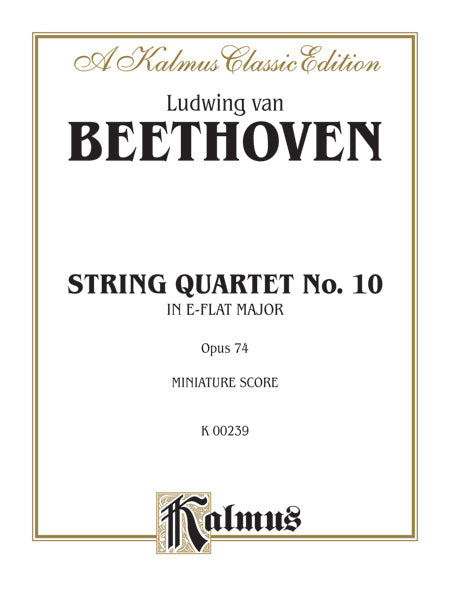 String Quartet in E-flat Major, Opus 74 Cover Image
