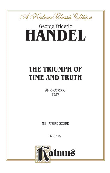 The Triumph of Time and Truth (1757), An Oratorio Cover Image