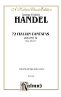 72 Italian Cantatas for Soprano or Alto, Volume IV, Nos. 56-72 Cover Image