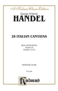 28 Italian Cantatas with Instruments, Volume III, Nos. 16-23 (Various Voices) Cover Image
