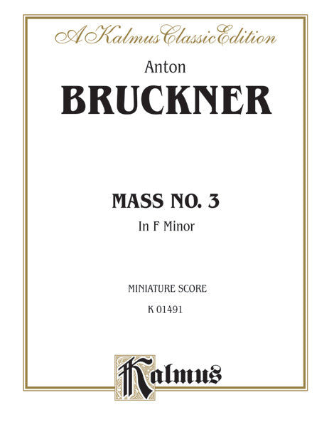 Mass No. 3 in F Minor Cover Image