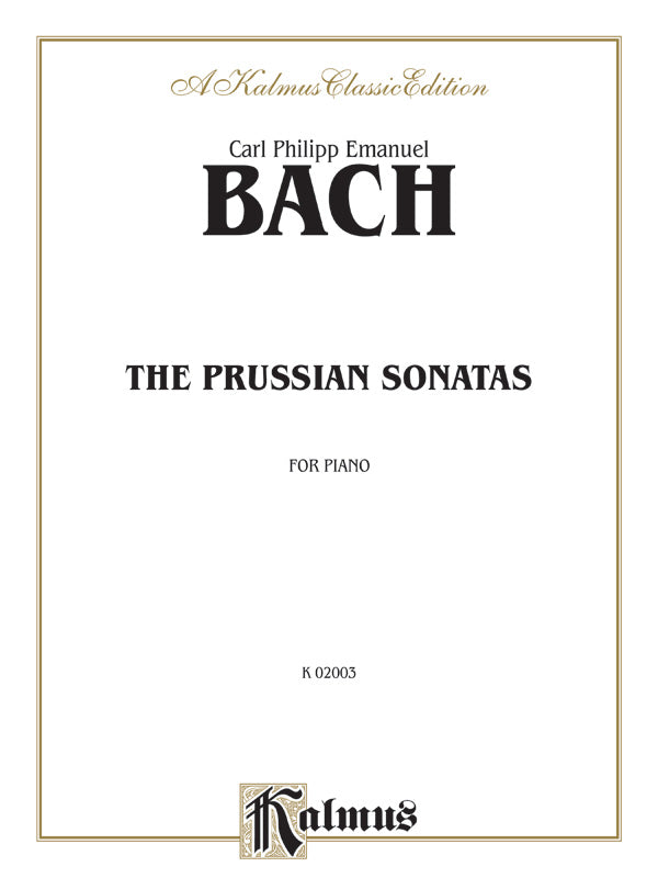 The Prussian Sonatas, Nos. 1-6 Cover Image