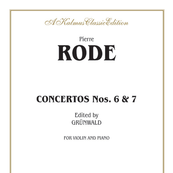 Concertos Nos. 6 and 7 Cover Image