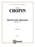 Twenty-Five Preludes, Opus 28-45 Cover Image