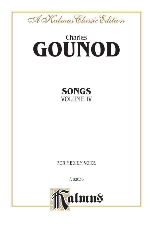 Songs, Volume IV Cover Image