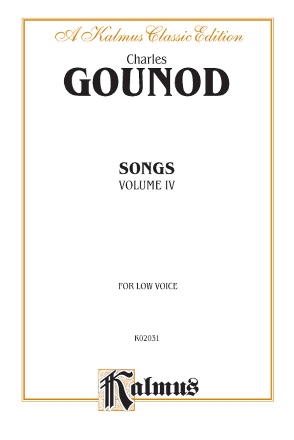 Songs, Volume IV Cover Image