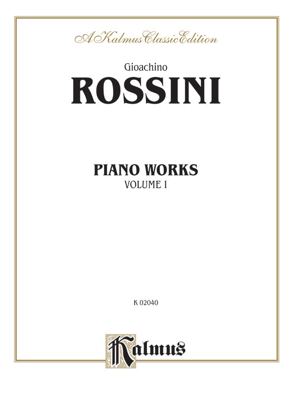 Piano Works, Volume I Cover Image