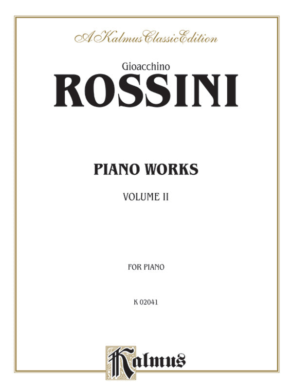 Piano Works, Volume II Cover Image
