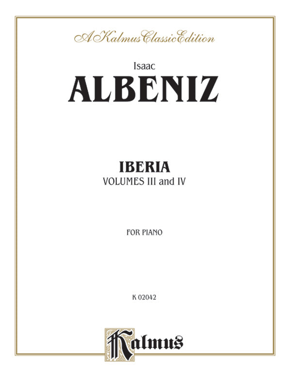 Albéniz: Iberia (Volume III & IV) Sheet Music Preview