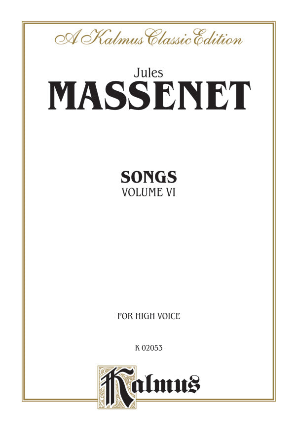 Songs, Volume VI Cover Image