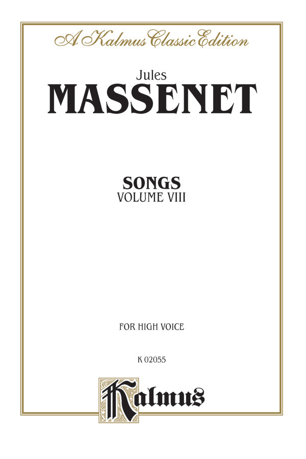 Songs, Volume VIII Cover Image