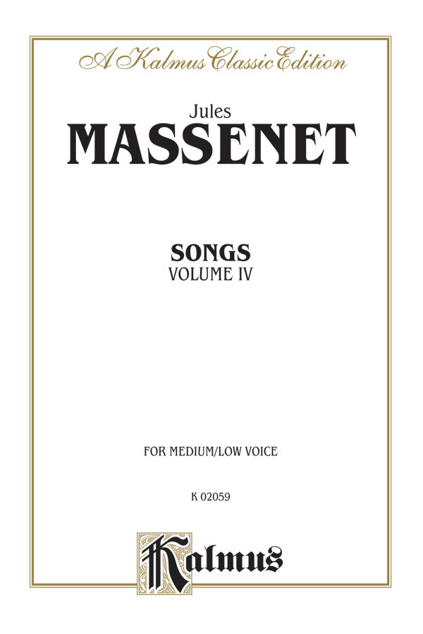 Songs, Volume IV Cover Image