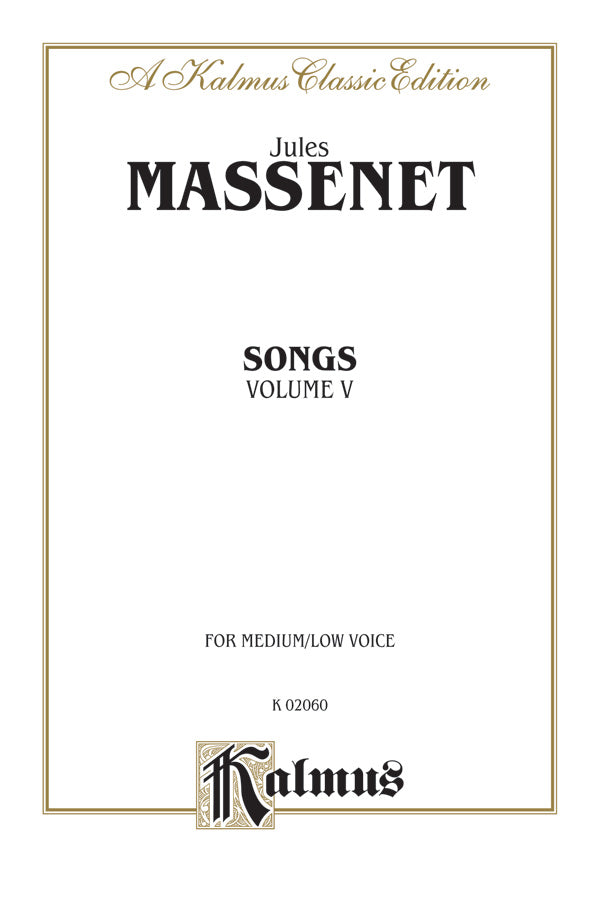 Songs, Volume V Cover Image