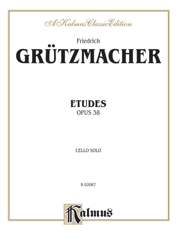 Grützmacher: Etudes, Op. 38 Sheet Music Preview