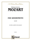 Five Divertimenti, K. 229 Cover Image